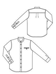 236x314 Technical Drawing Shirt Style Drawings, Sketches