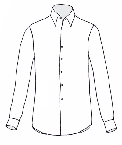 400x476 Collection Of Shirt Drawing Picture High Quality, Free