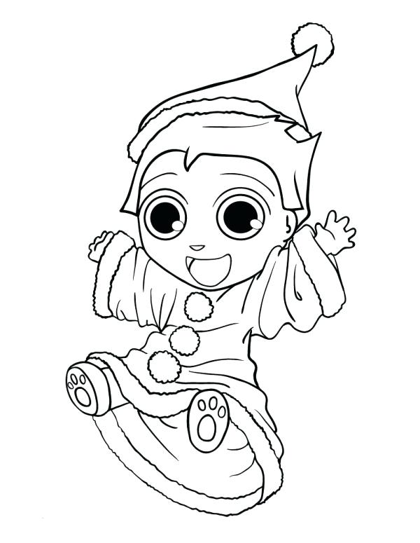 600x775 Printable Elf Coloring Pages Coloring Me Cute Elf Coloring Pages