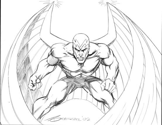 554x426 Archangel By Terry Shoemaker, In Chris Murrin's May 2003 The X