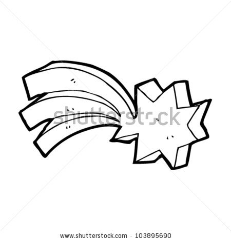 450x470 Drawn Shooting Star Cartoon