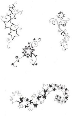 236x373 Star Tattoo Designs Shooting Stars, Star And Tattoo