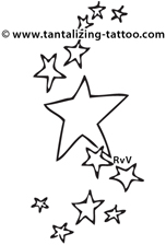 152x224 Star Tattoo Designs And History