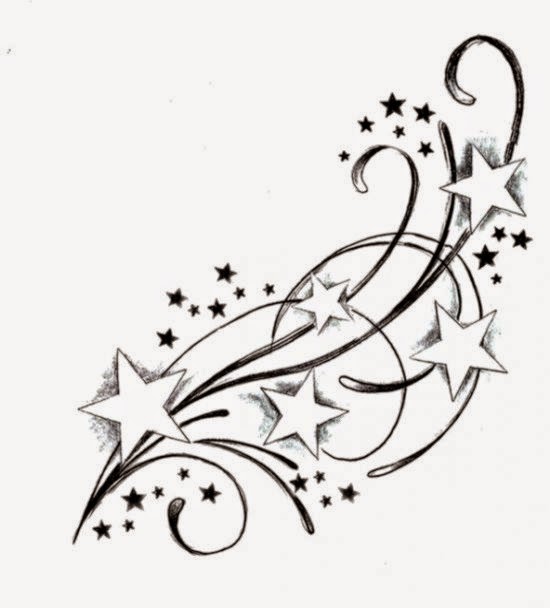 Shooting Star Tattoo Drawing at GetDrawings | Free download