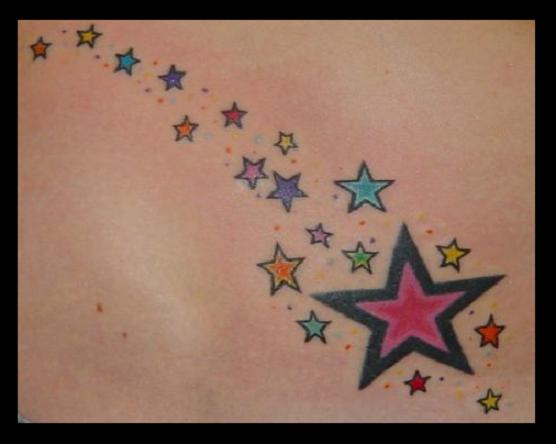 556x444 Shooting Star Tattoo Designs To Bring Good Luck