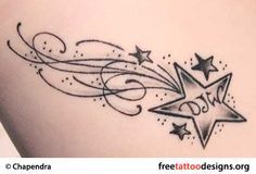 236x160 Sketches Of Shooting Stars And Moons Stars Tattoo, Tattoo Flash