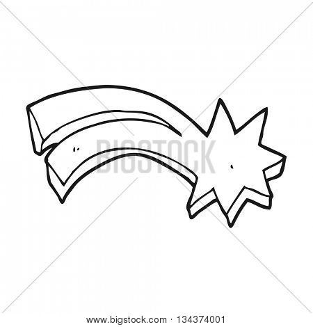 450x470 Drawn Shooting Star Black And White