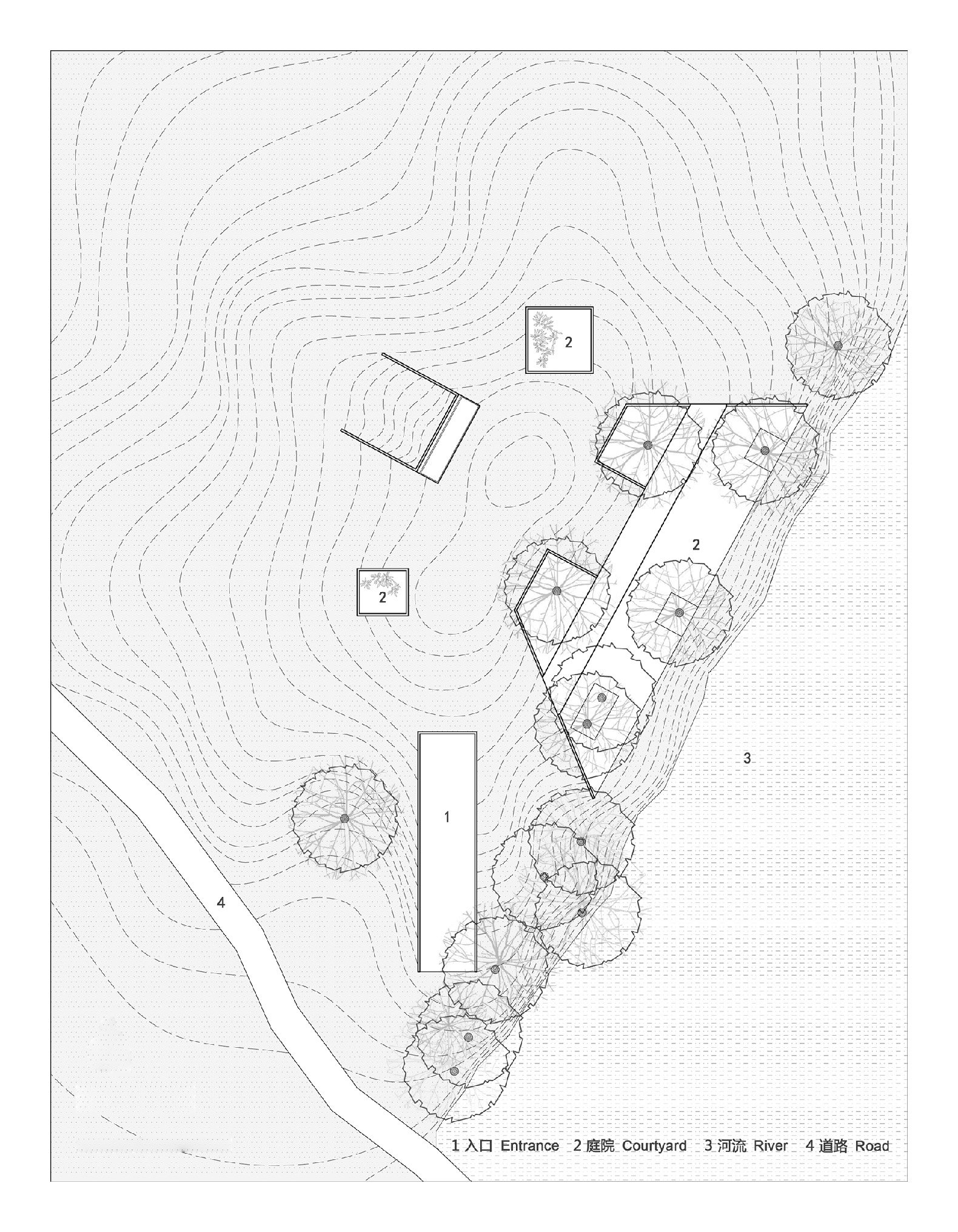 1580x2033 Archstudio Designs Buddhist Shrine Into A Small Mound In Hebei