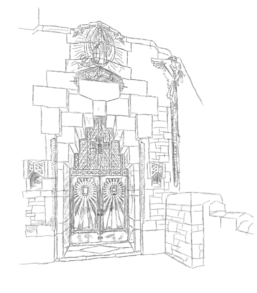 896x1024 Weasels Go Narf Daily Draw National Shrine Of The Little Flower