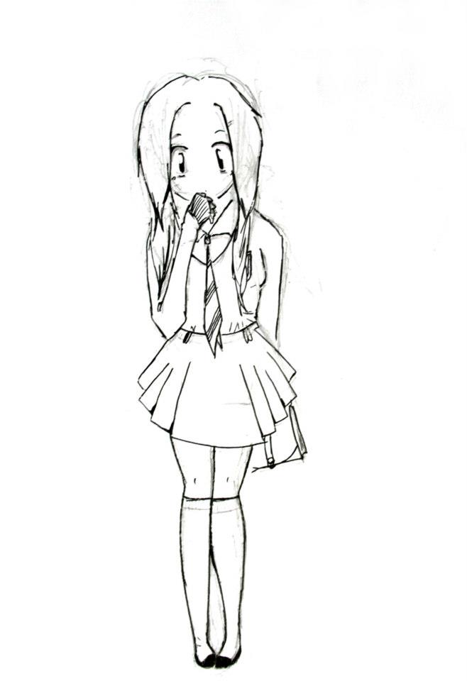 658x960 Shy School Girl By Khemmings1994