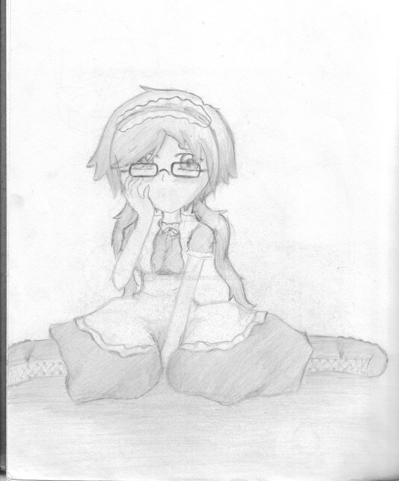 814x981 Shy Anime Girl By Dannphan29