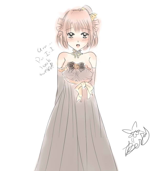 615x700 Shy Girl By Berrychanichigo