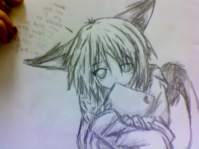 640x480 Shy Cat Girl Confesing Her Love By Mskittycatmeow
