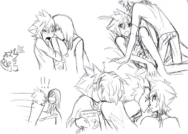 600x428 Sibling Rivalry Sketch 3 By Yaoiloverk