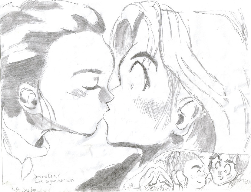 829x634 Sibling Kiss .eww. By Skywalkerchick