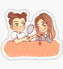 210x230 Sibling Drawing Stickers Redbubble
