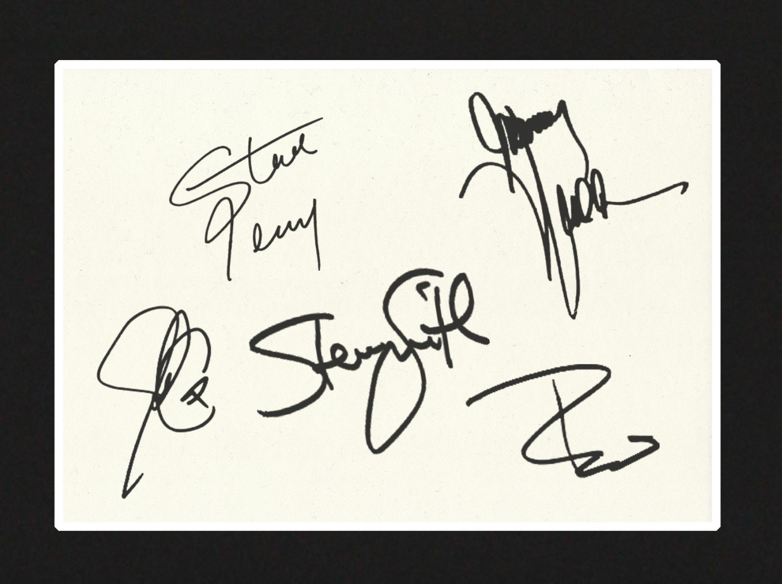 1600x1196 Journey Cherry Wood Framed Platinum Lp Ltd Signature Record