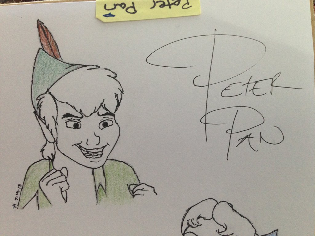 1024x768 Peter Pan And Signature By Misty Lor