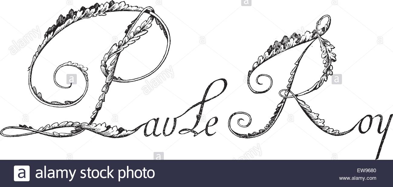 1300x619 Signature Jean Baptiste Colbert, Minister And Secretary