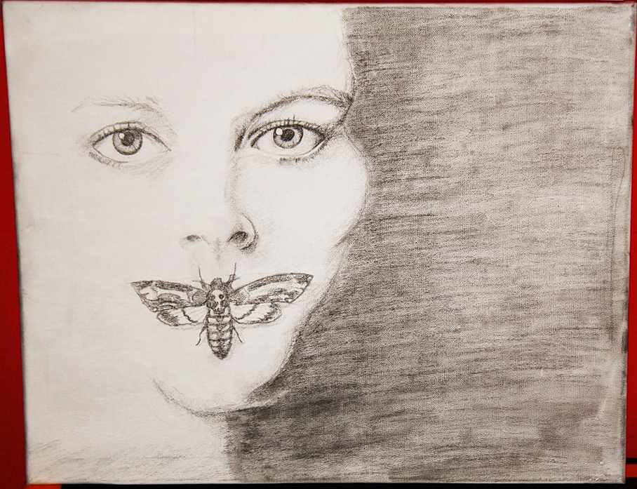 908x697 Silence Of The Lambs Poster Drawing By Mrreedus