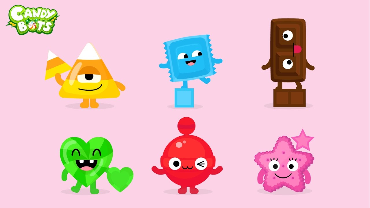 1280x720 Candy Shapes (Candybots)