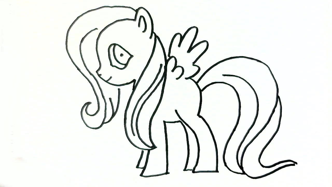 1280x720 How To Draw My Little Pony In Easy Steps For Children. Beginners