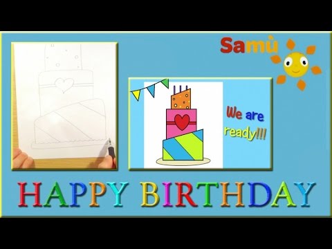 480x360 Happy Birthday To Youhow To Draw A Simple Birthday Cake Simple
