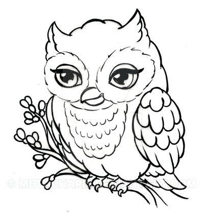 400x418 Simple Owl Tattoo Outline Best Images On Barn Owls And Art