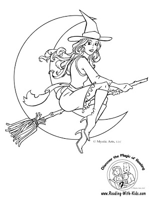 309x400 Transmissionpress Halloween Witch Halloween Coloring Pages Witch