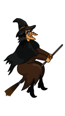 Simple Halloween Witch Drawing at GetDrawings | Free download