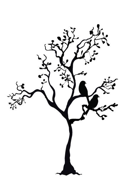 434x624 340 Best Baum Images On Tattoo Designs, Silhouettes