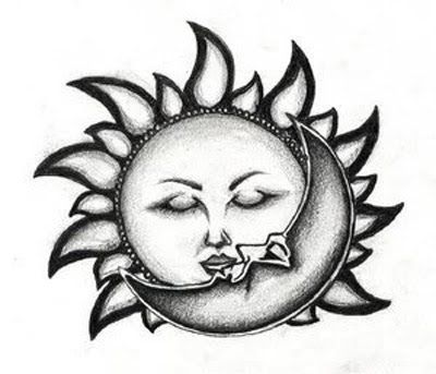 400x343 30 Best Tribal Moon Tattoo Meaning Images On Tribal