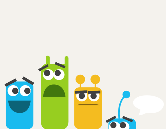 580x451 Simple But Nice Monsters Illustrations Styles And Ideas
