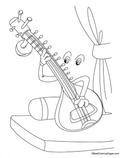 248x320 Sitar Coloring Pages Kids Coloring Pages