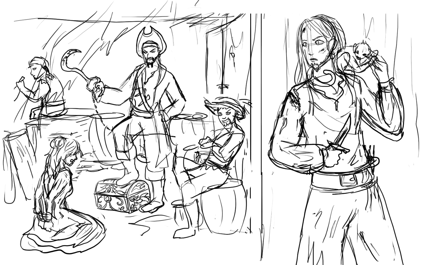 1459x897 Dangerous Situation Sketch By Captain Savvy