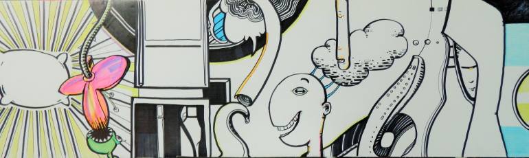 770x230 Saatchi Art Situation Drawing By Kristina Horjak