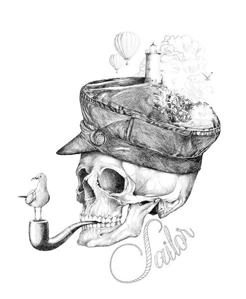 494x600 The 263 Best Draw . A Skull Images On Skulls, Tattoo