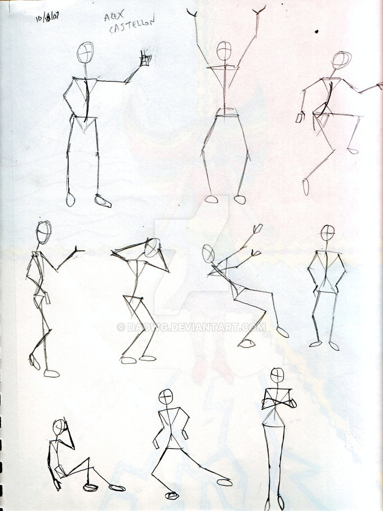 774x1031 Human Skeletal Sketches By Daowg