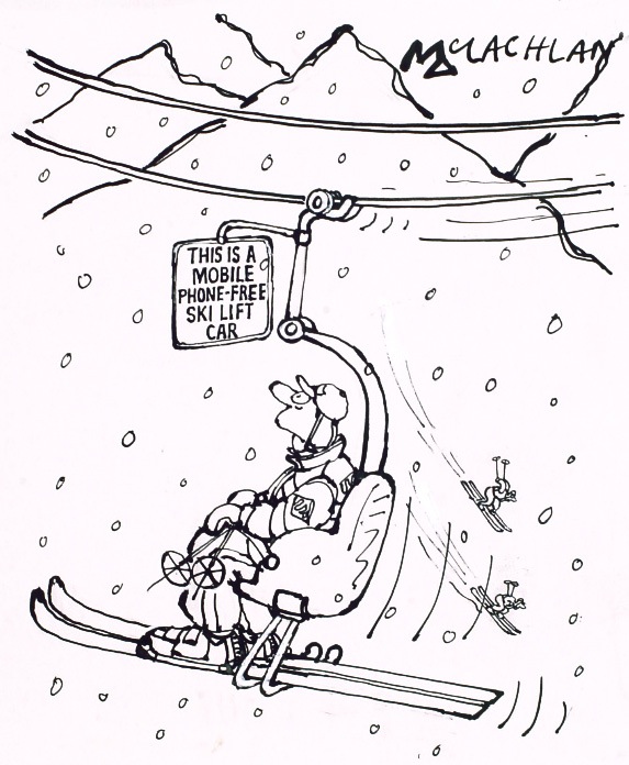 573x696 This Is A Mobile Phone Free Ski Lift Car By Edward Mclachlan