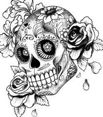 211x239 Cool Skull Tattoo Design Drawing Png On Tattoo