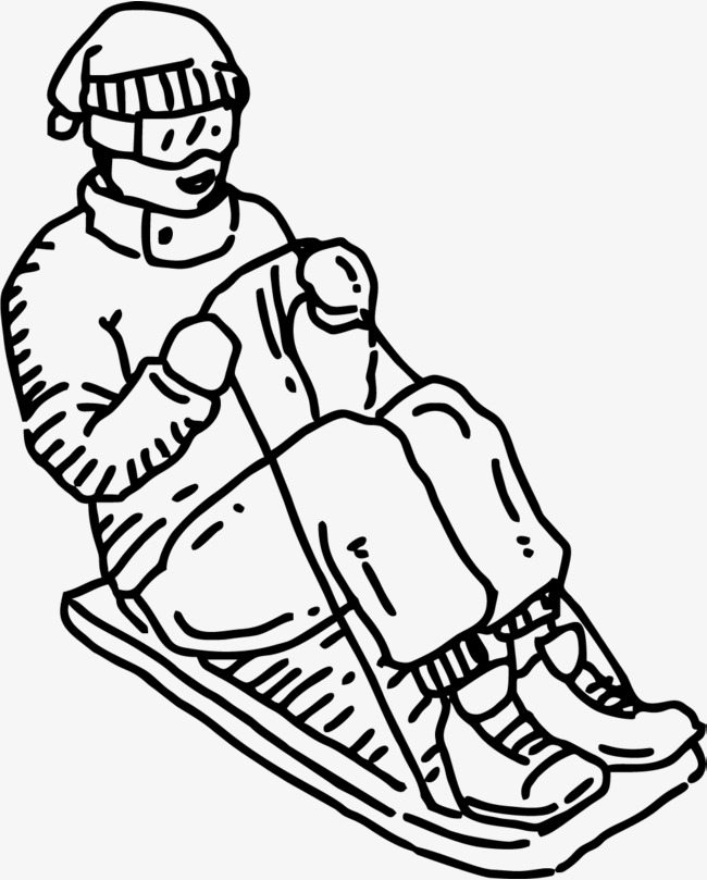 650x809 Ski Hat, Sled, Transportation In Snow, Vehicle Png And Vector