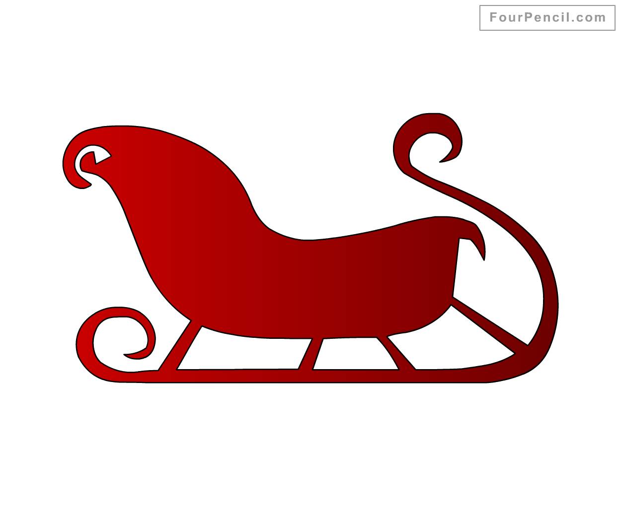 1250x1032 How To Draw Sledge For Kids Step By Step Drawing Tutorial, Draw