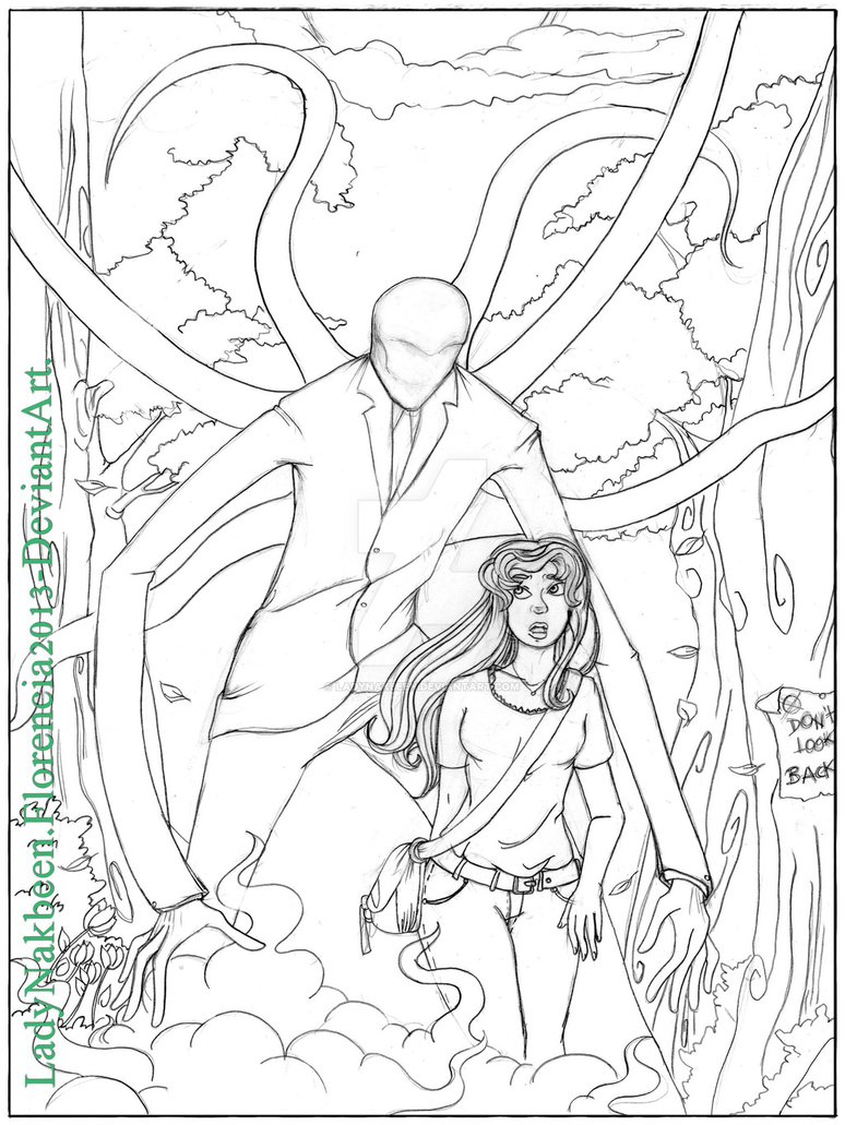 774x1031 Slenderman (Sketches) By Ladynakbeen