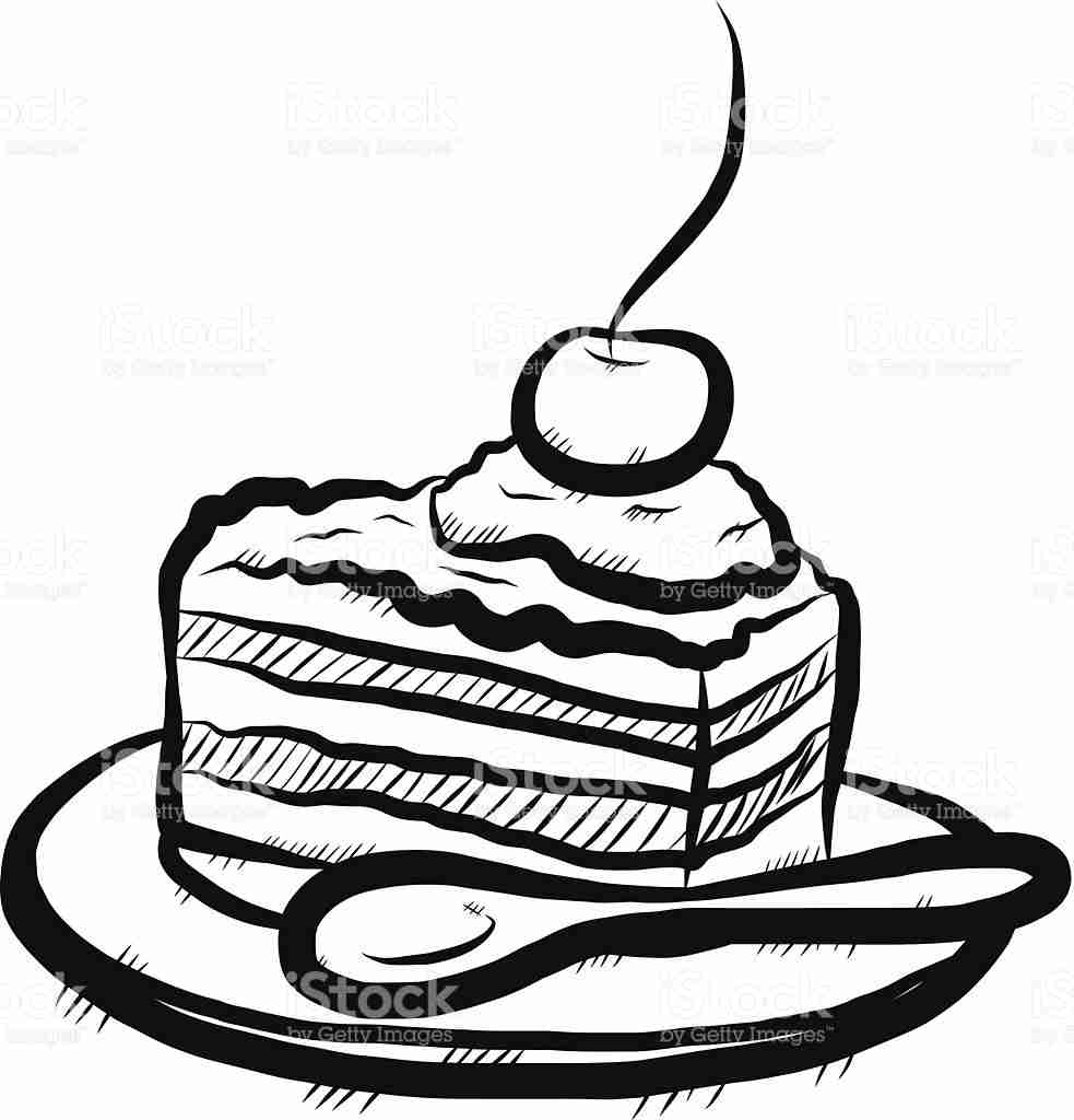 983x1024 Stunning Slice Of Cake Drawing 23 24 Coloring Pages Union Bankrc