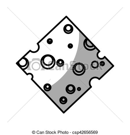 450x470 Cheese Slice Isolated Icon Vector Illustration Design Clip Art