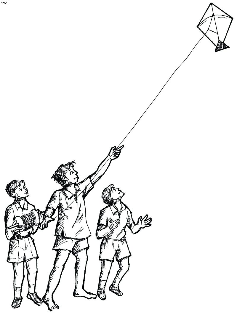 800x1071 Drawing Of Free Kite Coloring Pages For Photo Drawing Of Kite