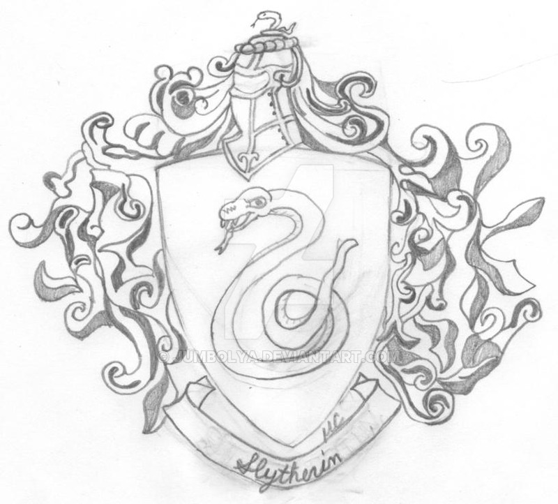 800x722 Slytherin Crest By Jumbolya