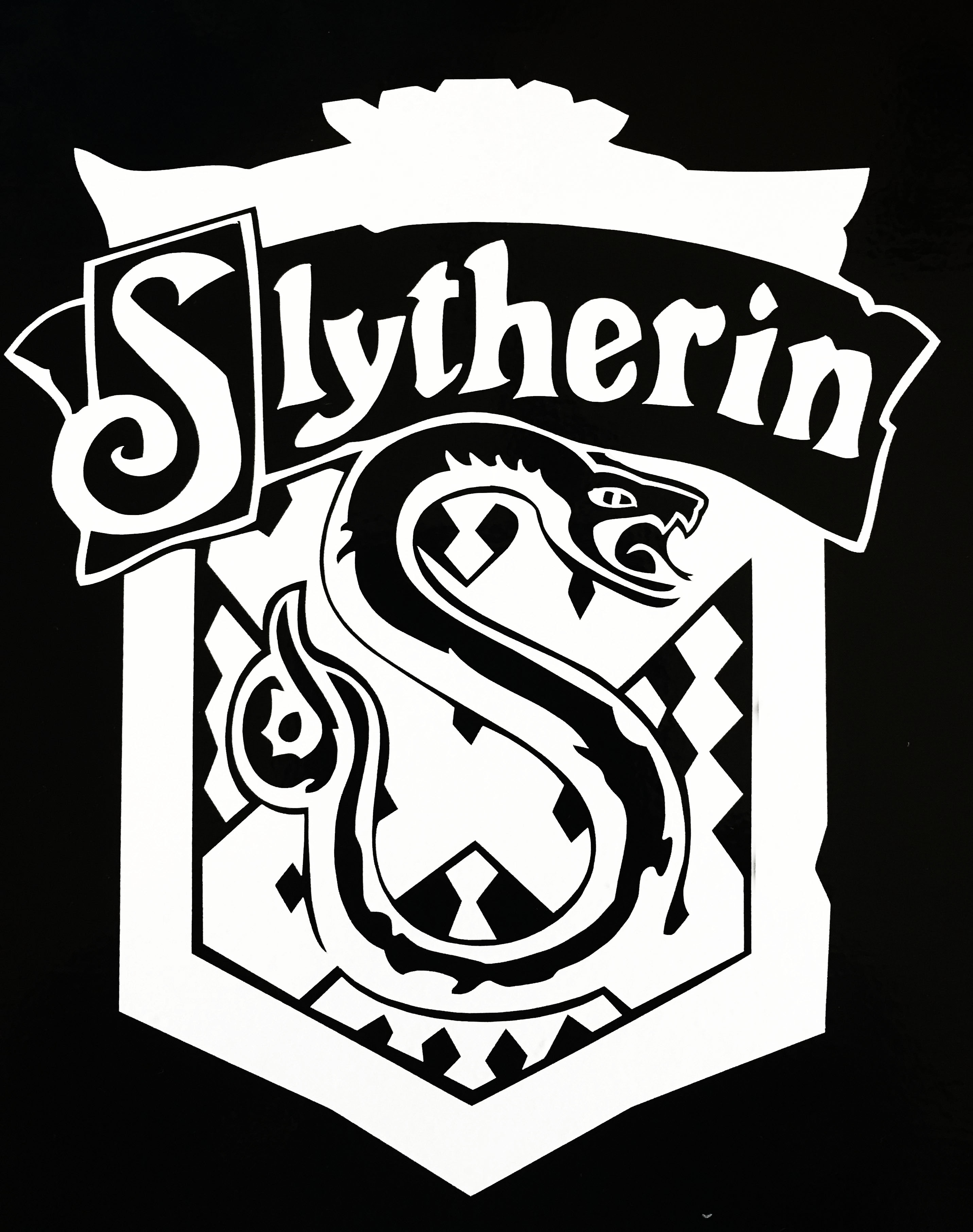 2862x3624 Harry Potter Slytherin House Sigil