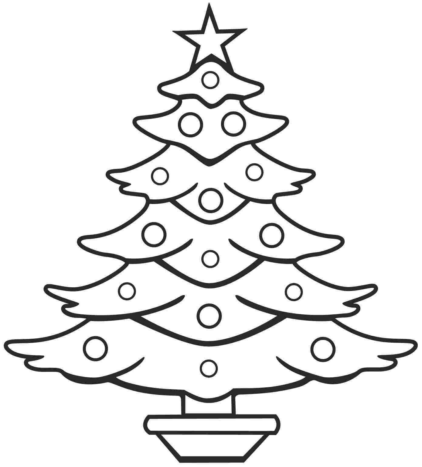 1390x1536 Fresh Small Christmas Tree Coloring Pages Scheme