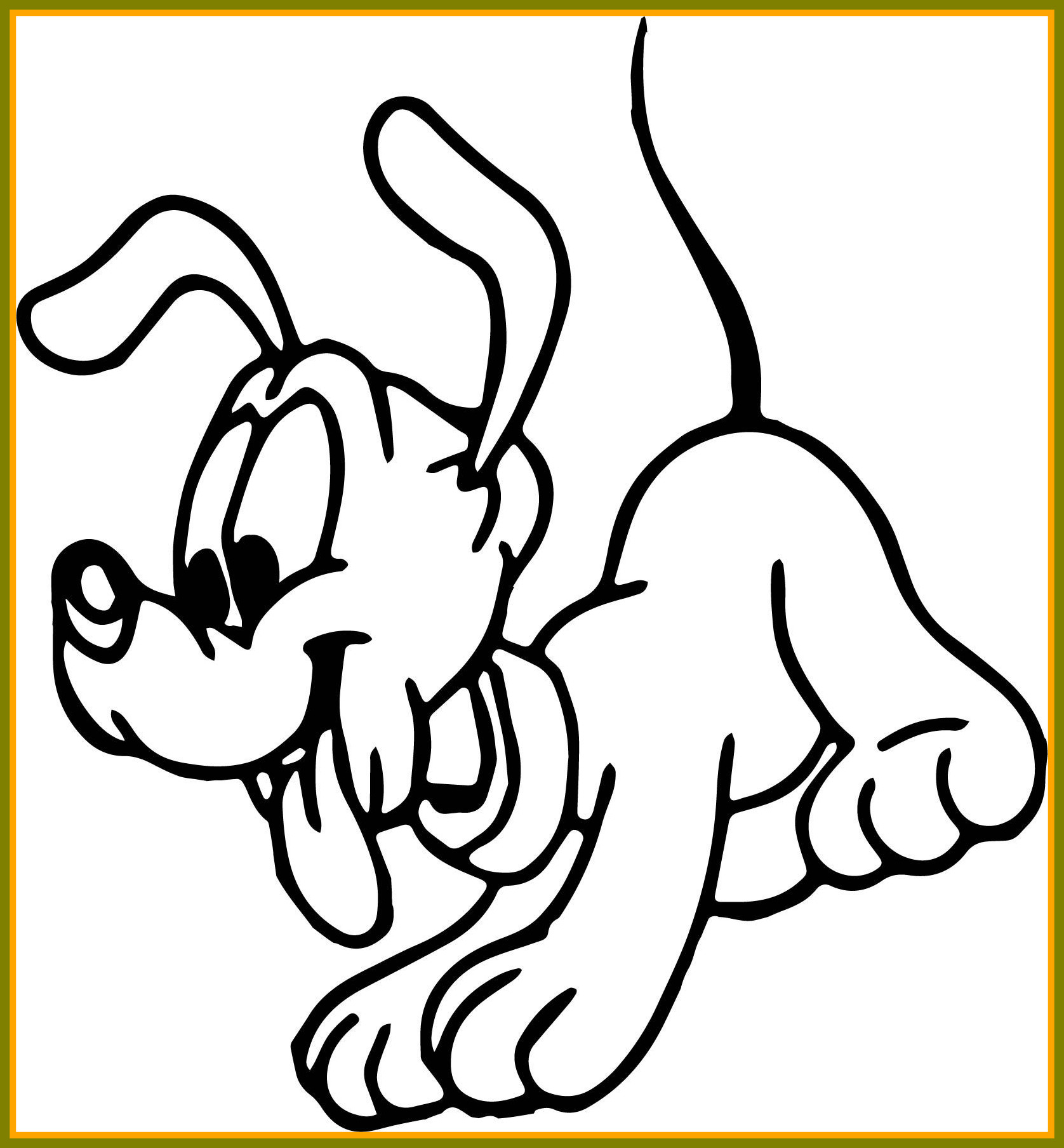 1676x1808 Astonishing Baby Pluto Smile Dog Coloring Page Wecoloringpage